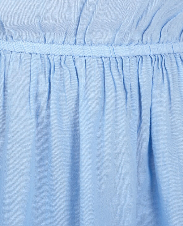 Robe beachwear brodée bleu clair - Pimkie