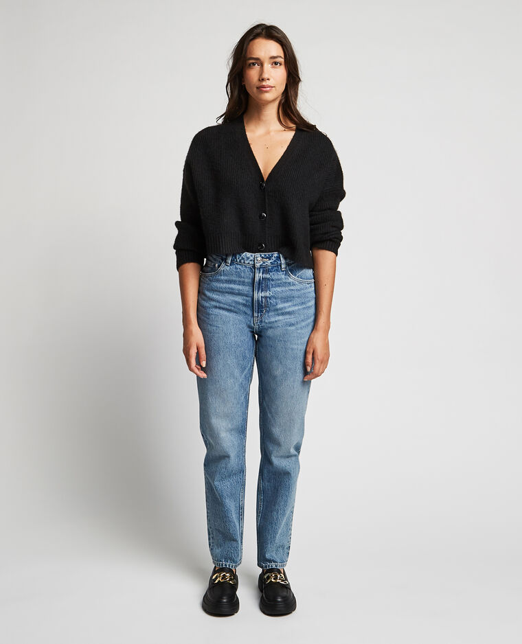 Jean droit taille haute bleu - Pimkie