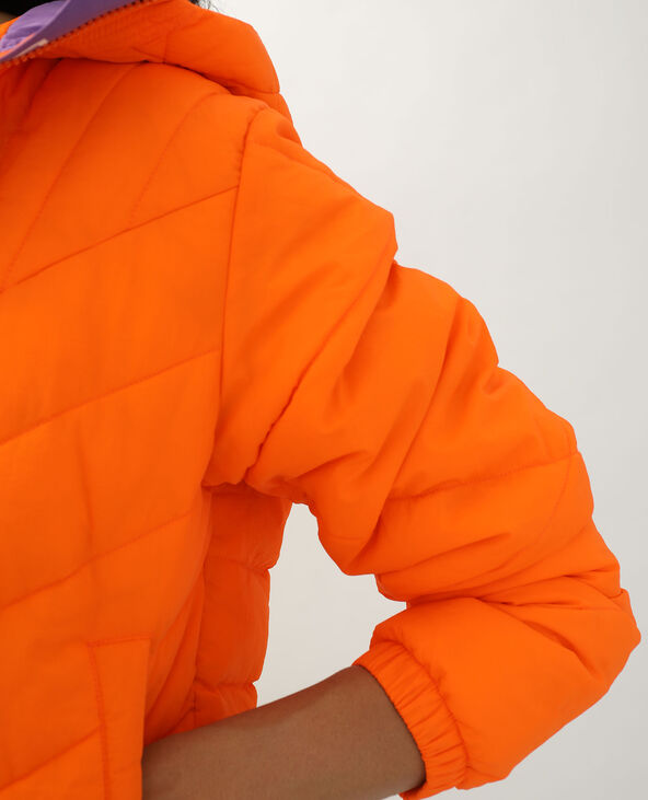 Doudoune bicolore orange - Pimkie