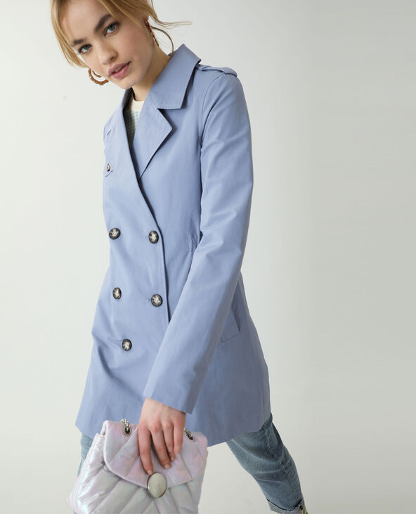 Trench bleu hotsell