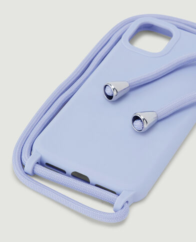 Coque iPhone avec bandoulière violet - Pimkie