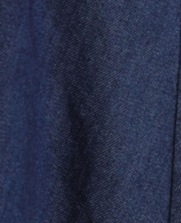 Robe chemisier en jean bleu marine - Pimkie