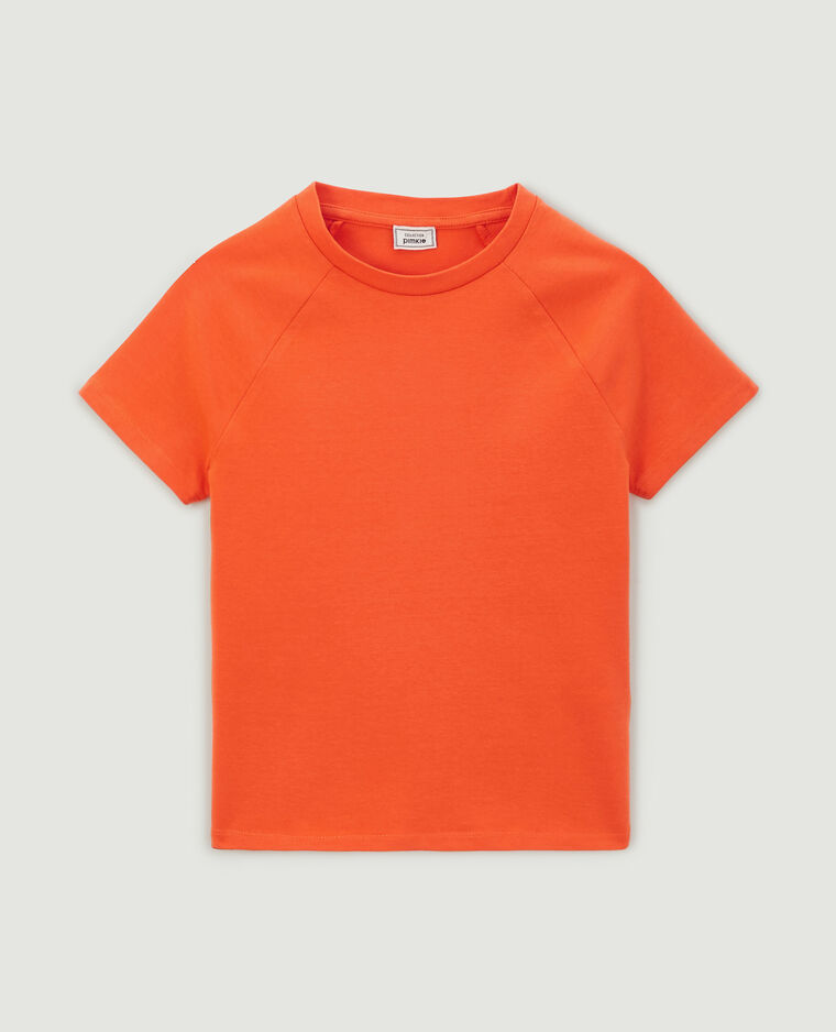 T-shirt basique orange - Pimkie