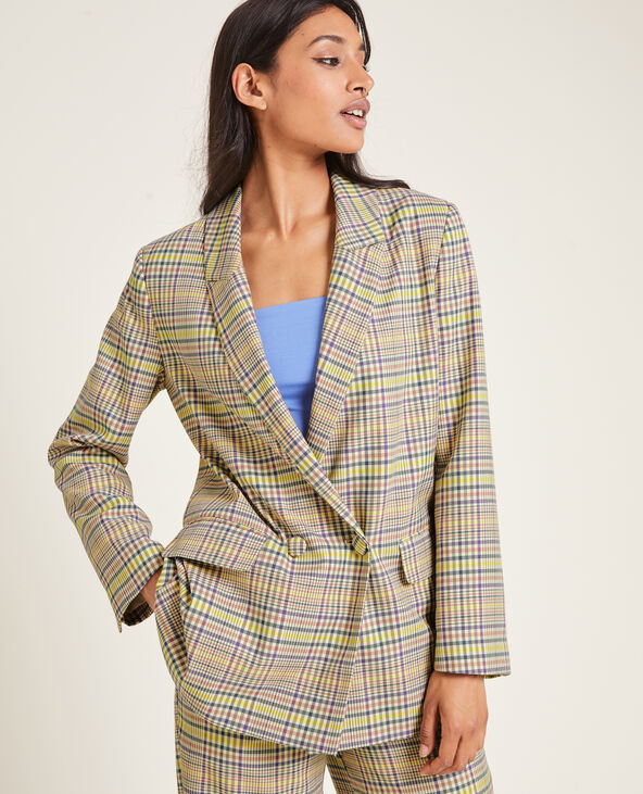 Veste blazer oversize jaune - Pimkie