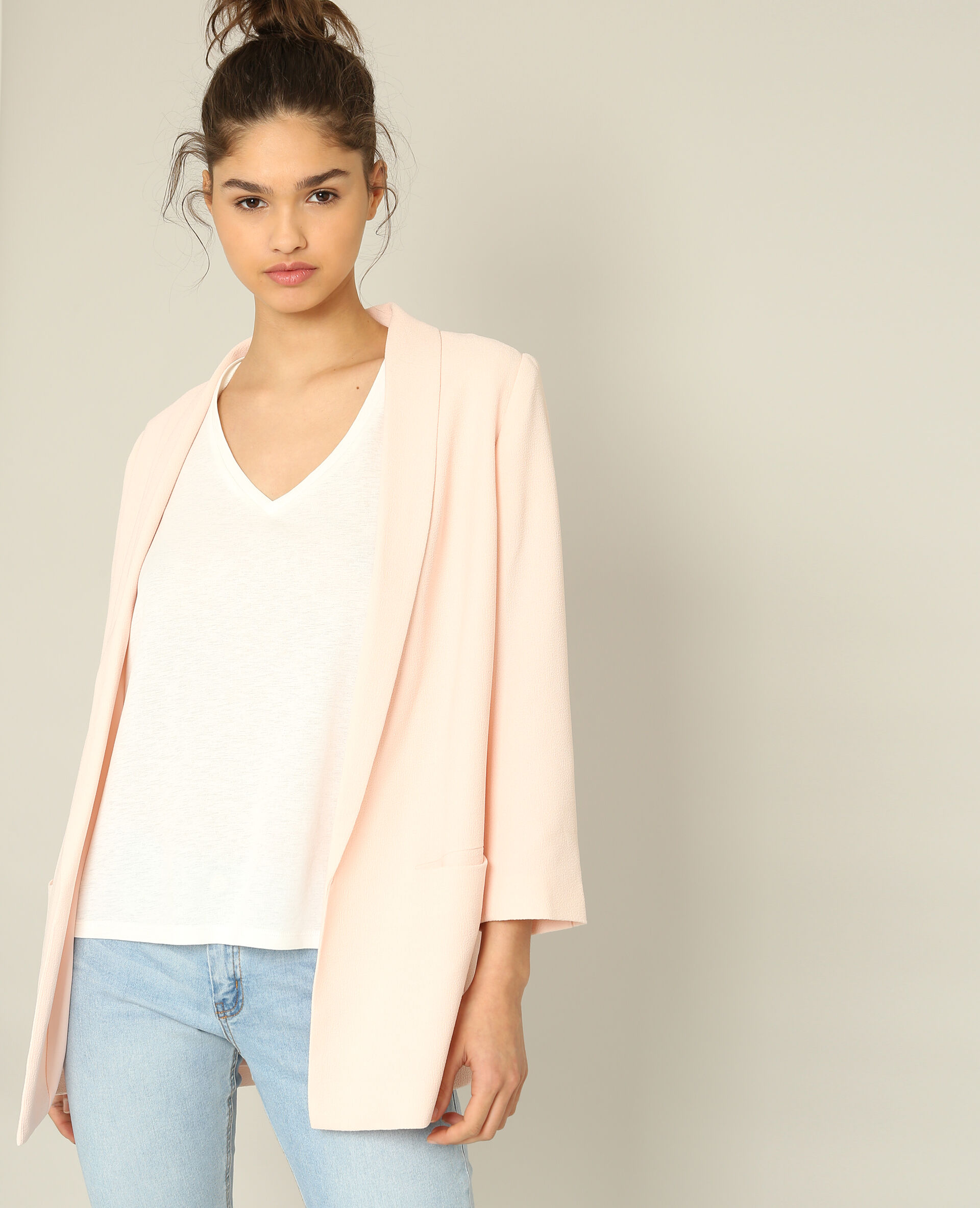 poederroze blazer