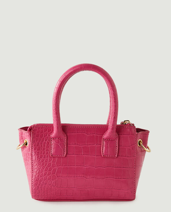 Petit sac main croco