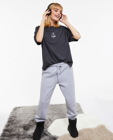 T-shirt oversize One Piece gris foncé - Pimkie