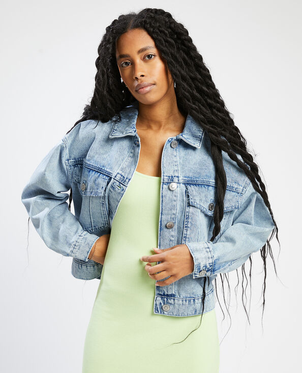 Veste en jean bleu clair - Pimkie