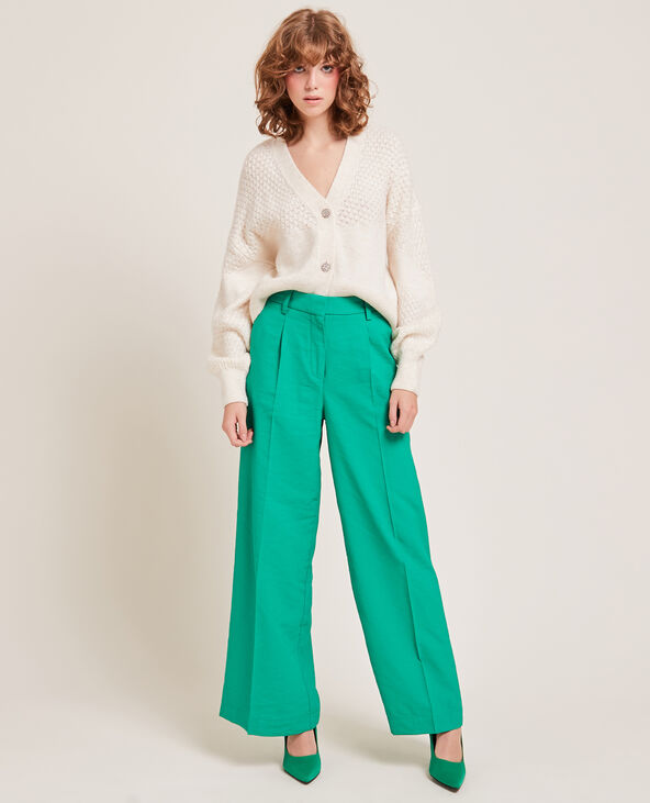 Pantalon à pinces vert olive - Pimkie