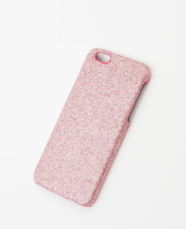 Coque glitter compatible Iphone 6/6S rose clair - Pimkie