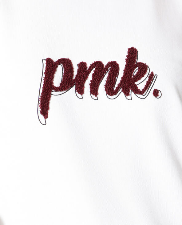 Sweat logo blanc - Pimkie