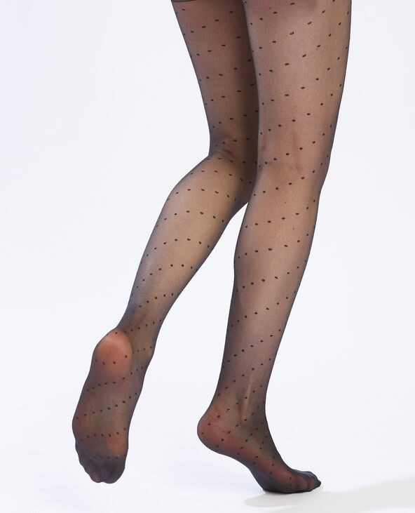 Collants pois noir - Pimkie