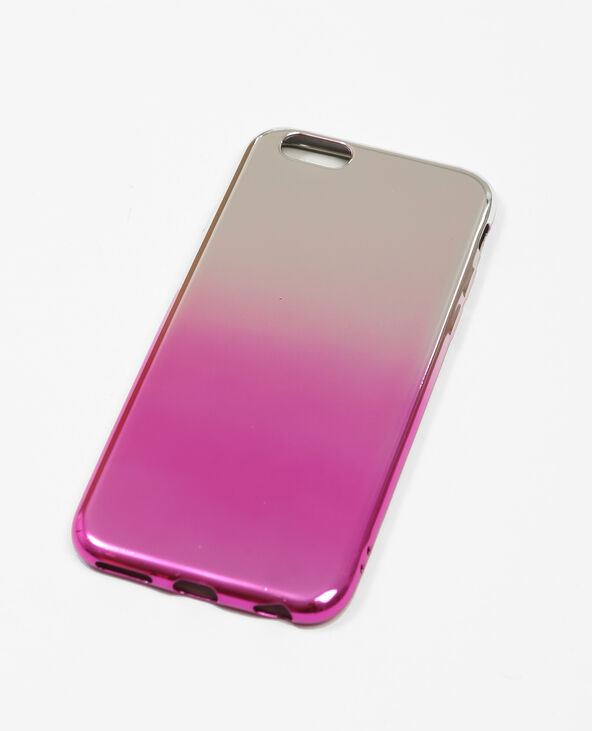 Coque compatible iPhone tie and dye rose fuchsia - Pimkie