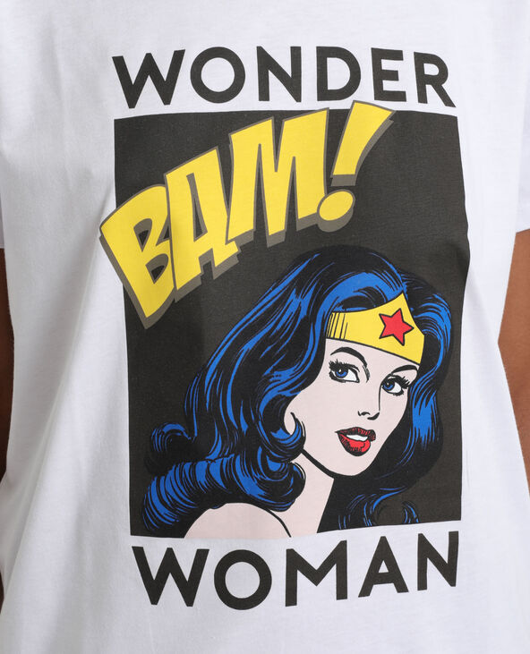 T-shirt Wonder Woman blanc - Pimkie