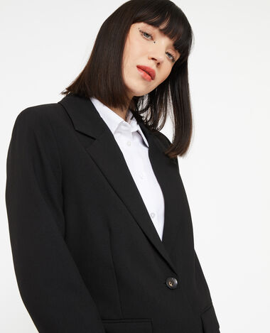 Veste blazer droite avec poches noir - Pimkie