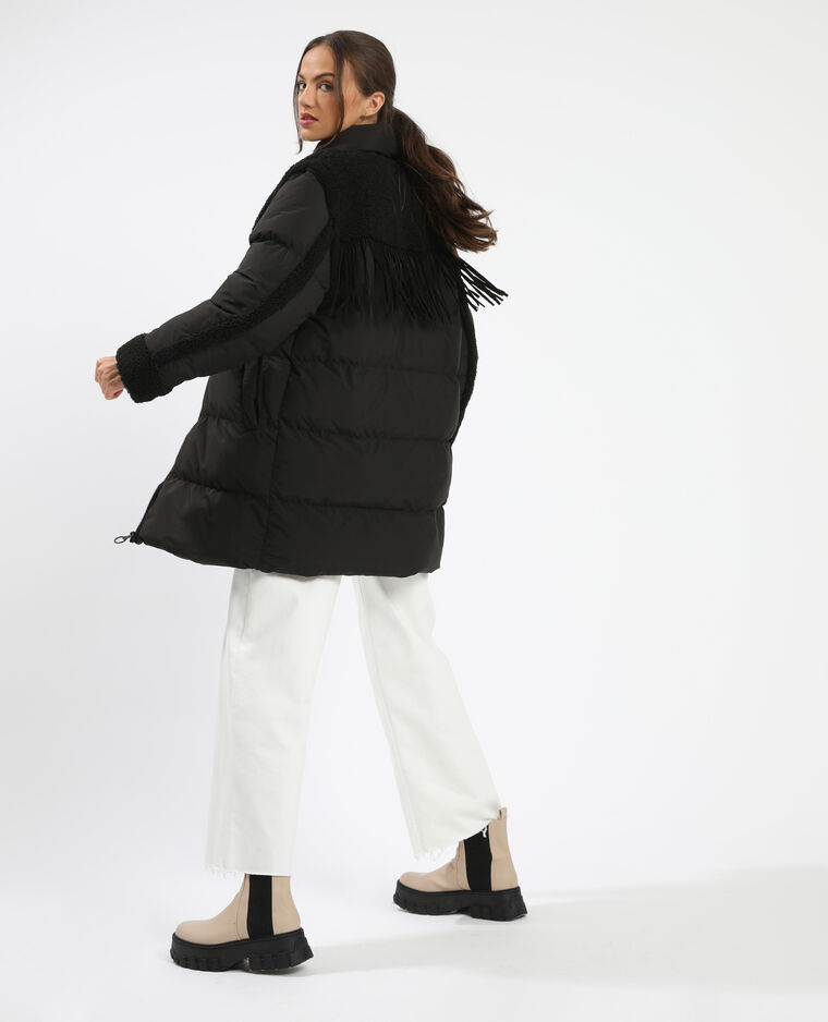 Doudoune longue noir - Pimkie