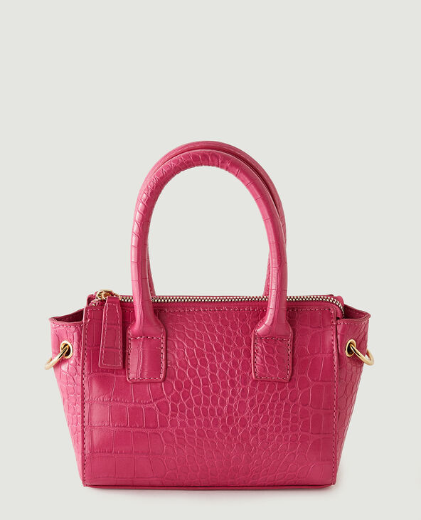 Petit sac main croco