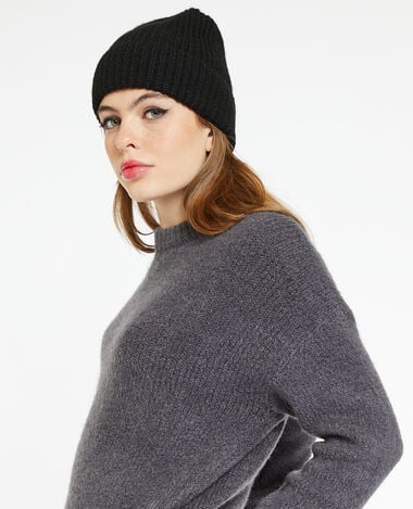 Pull col rond gris clair - Pimkie