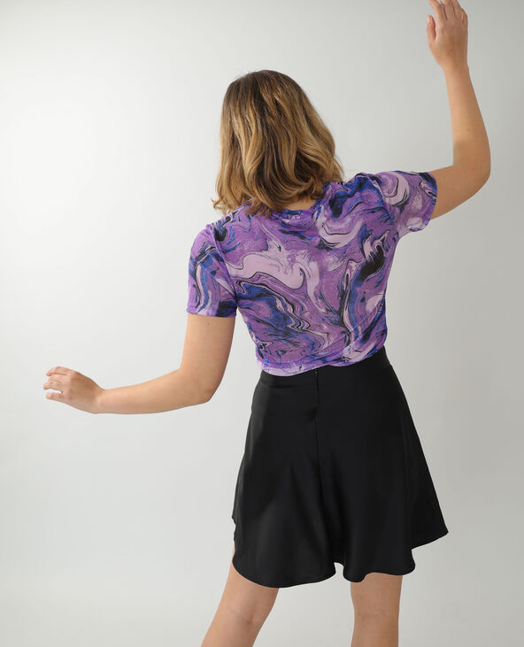 T-shirt transparent violet - Pimkie