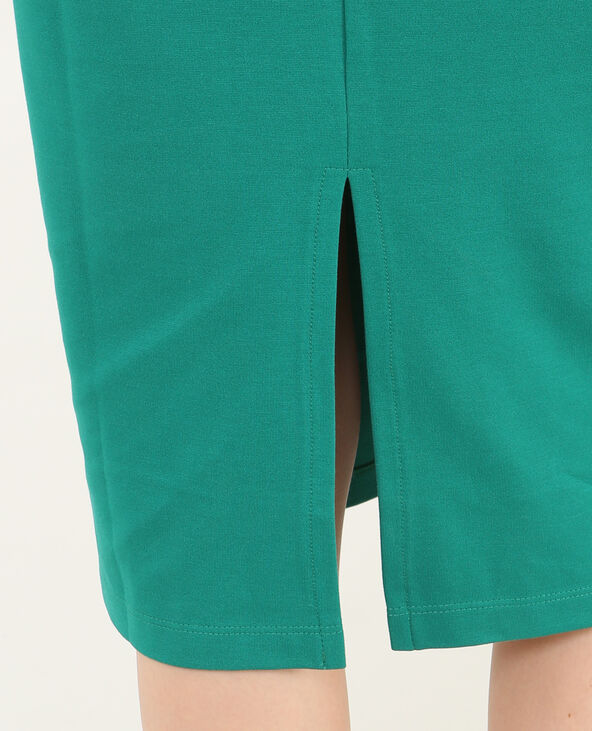 Robe longue bodycon vert émeraude - Pimkie