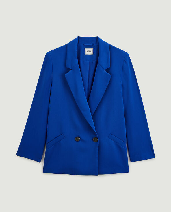 Veste blazer oversize bleu - Pimkie