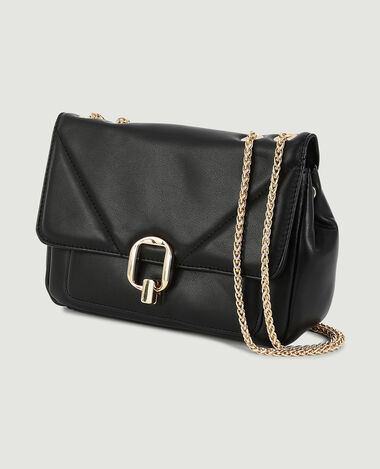 Sac pochette avec chaines noir - Pimkie