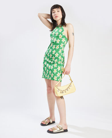 Robe dos nu en maille vert - Pimkie