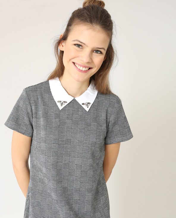Robe col claudine