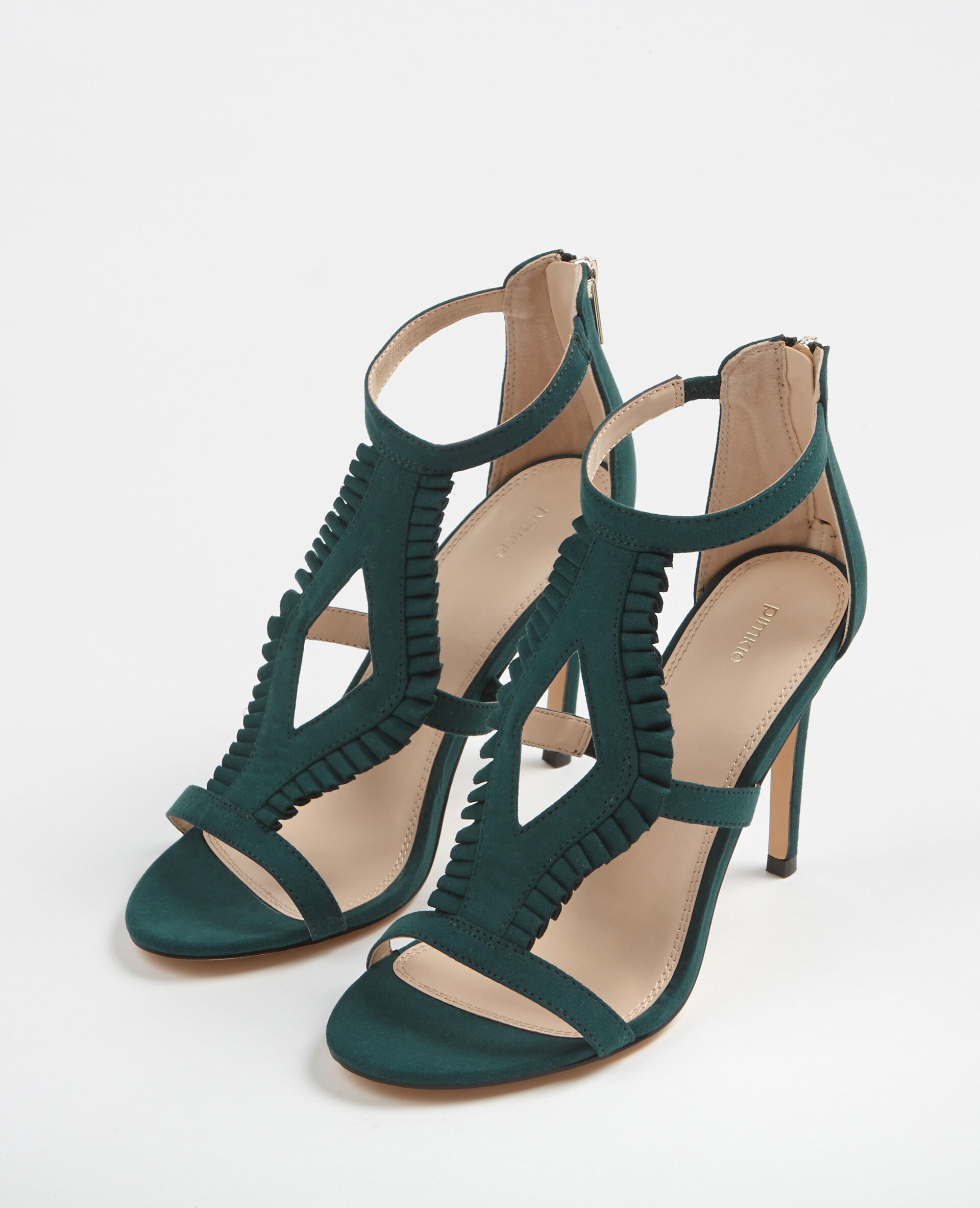 talon haut vert
