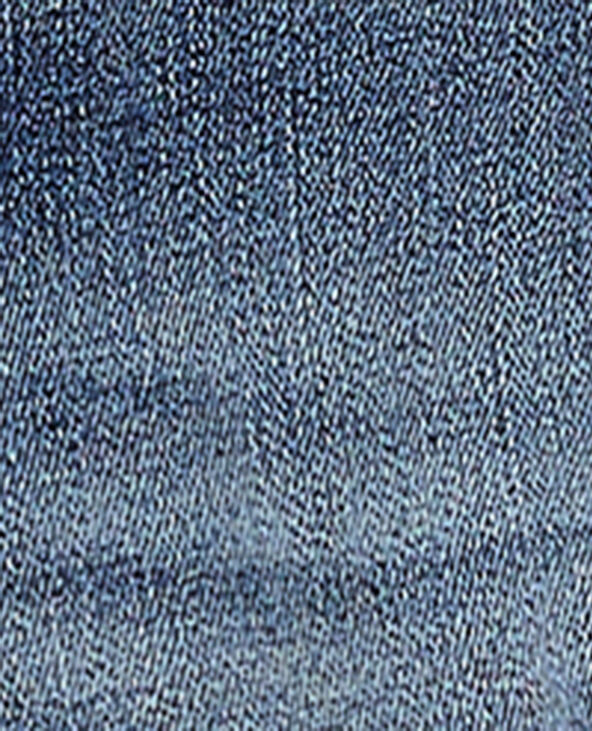 Short en jean stretch avec bas coupés bleu - Pimkie