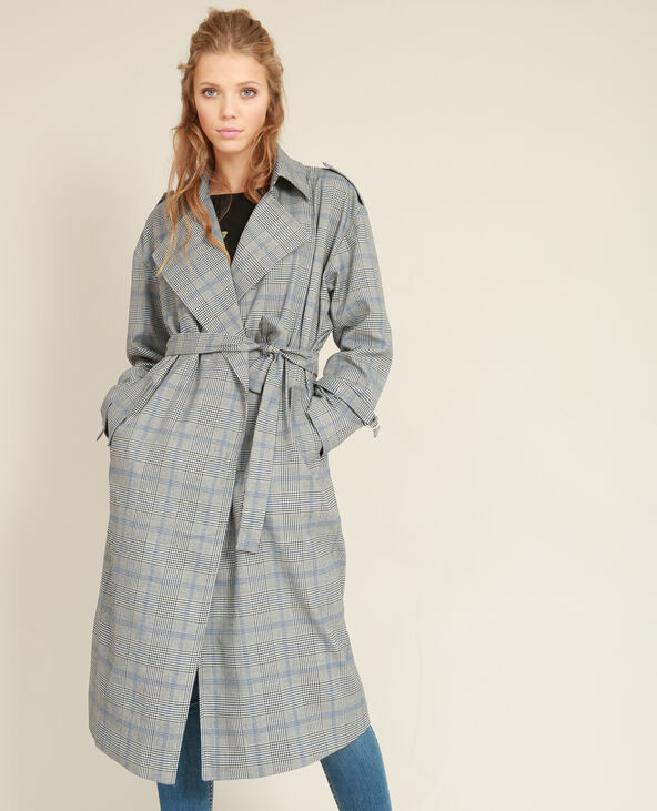 Trench shop a carreaux