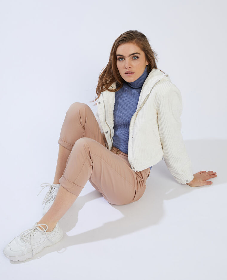 Blouson velours blanc - Pimkie