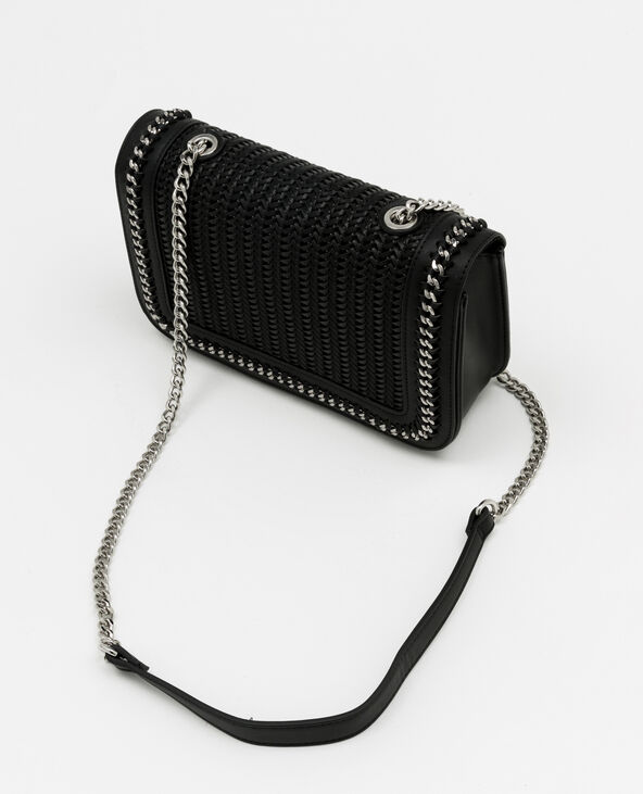 Sac en faux cuir tress