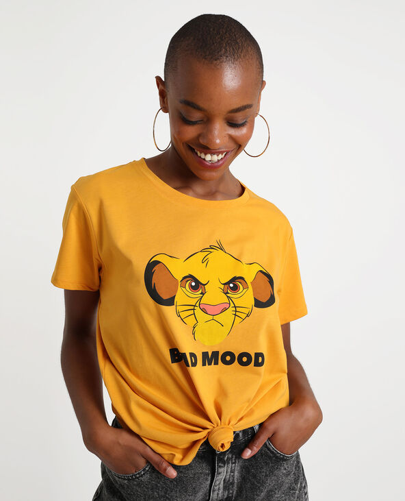T-shirt Le Roi Lion jaune ocre - Pimkie