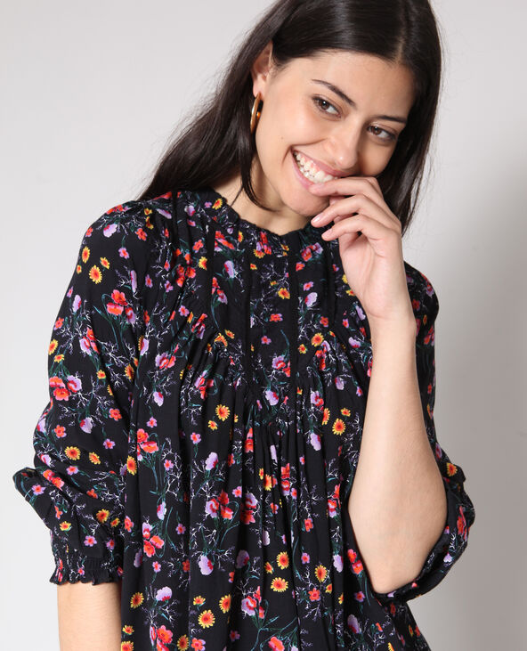 Blouse à on sale fleurs