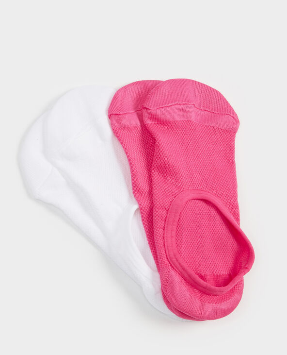 Lot de chaussettes invisibles rose fuchsia - Pimkie
