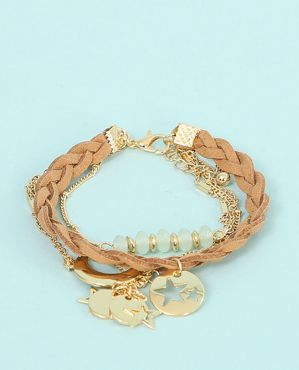Bracelet multi chaînes doré - Pimkie