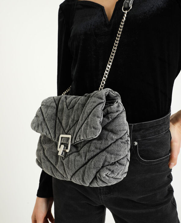 Sac gris zara on sale