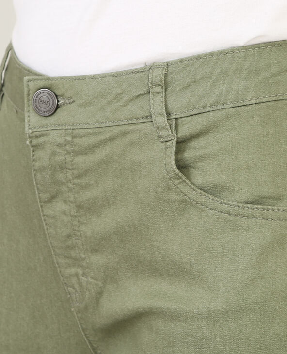 Pantalon slim vert de gris - Pimkie