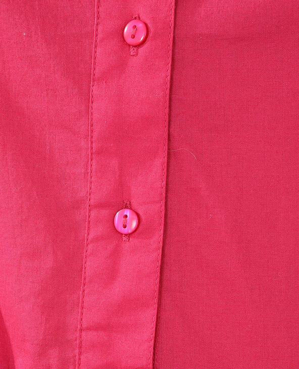 Robe chemise rose fuchsia - Pimkie