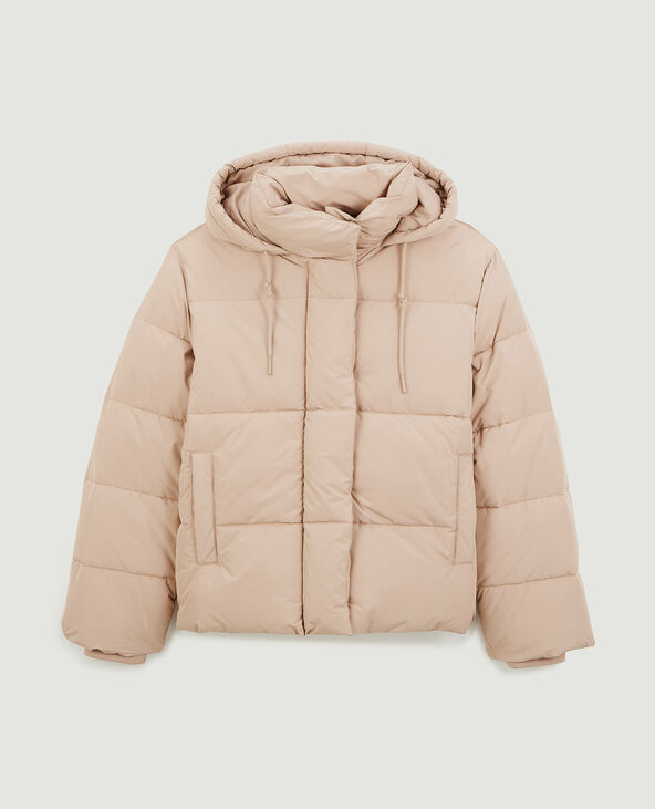 Doudoune avec capuche beige - Pimkie