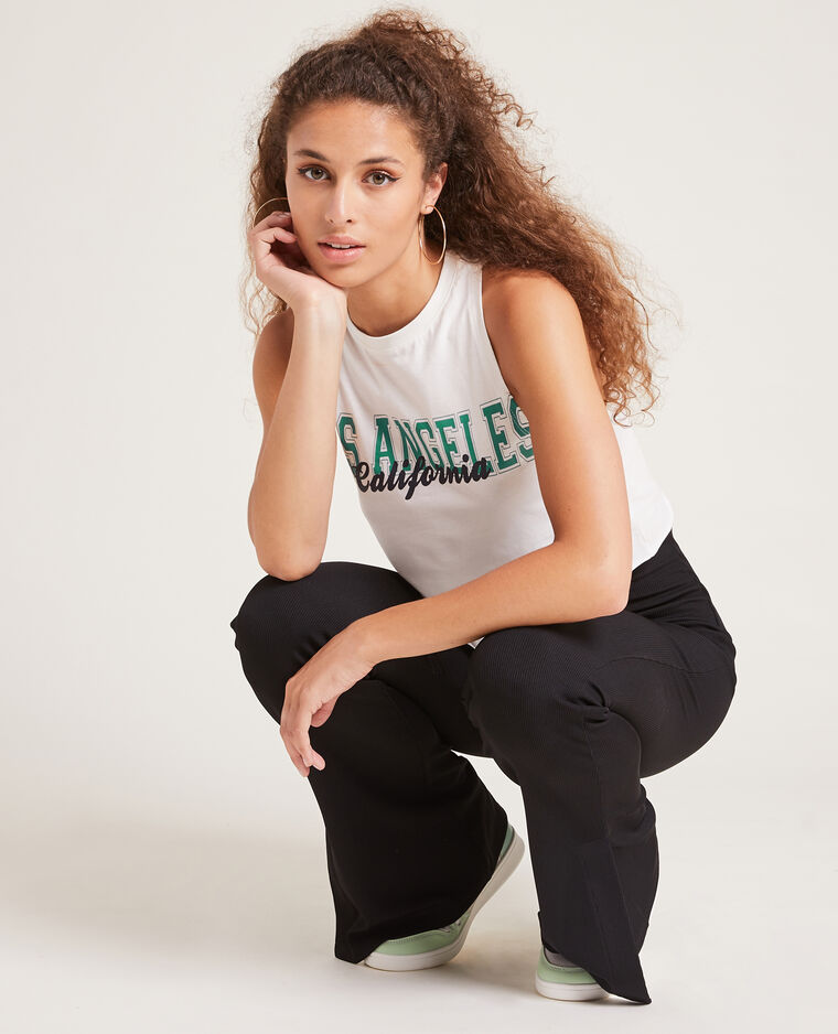 Cropped top blanc - Pimkie