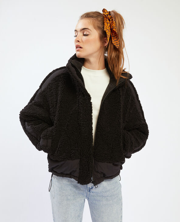 Veste fausse fourrure reversible outlet
