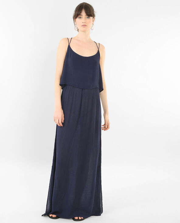 Robe longue best sale dos croisé