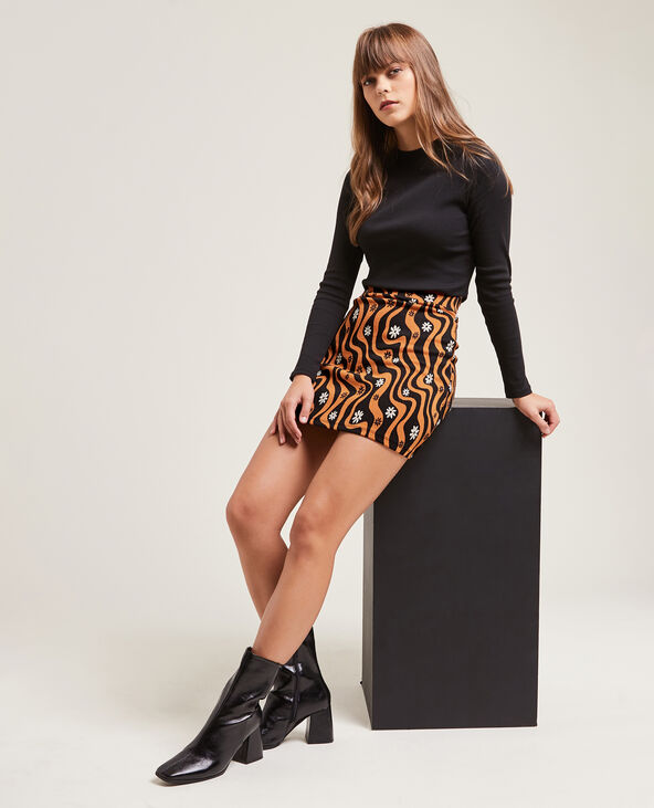 Jupe en online maille courte