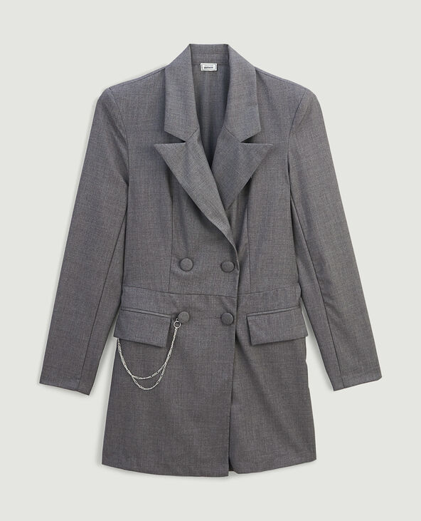 Combishort blazer gris - Pimkie