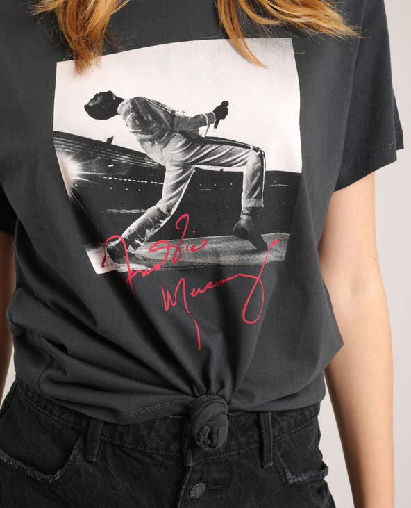 T-shirt Freddie Mercury noir - Pimkie