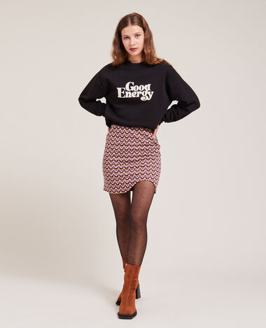 Jupe courte avec ouverture violet - Pimkie