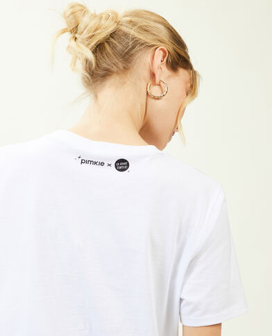 T-shirt pimkie X En avant toute(s) blanc - Pimkie