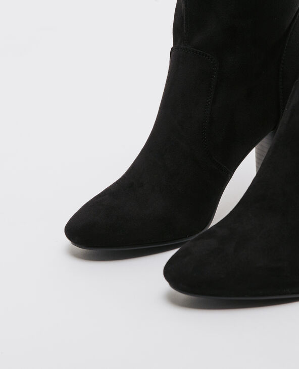 Boots talons hauts noir - Pimkie